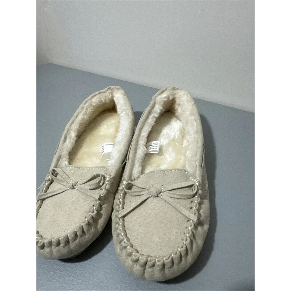 Cat & Jack Youth Girl's Shoes Slippers Slip On White SIze 1